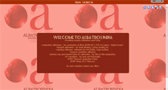 Desktop Screenshot of albatrosindia.com