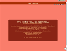 Tablet Screenshot of albatrosindia.com